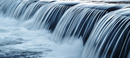 Wall Mural - Sustainable Practices Display: Sweeping Shot of a Hydroelectric Dam