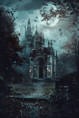 Wall Mural - Gothic Halloween Abstract Background