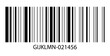 © Emma - Black barcode  label design