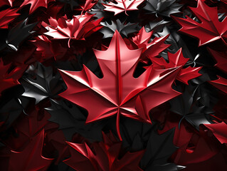 Wall Mural - Amazing Canada flag background