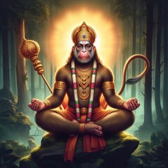 Wall Mural - Lord Hanuman