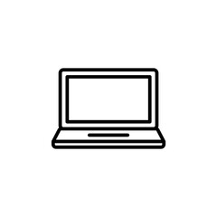 Fototapete - Laptop Computer Icon Ideal for Work and Technology
