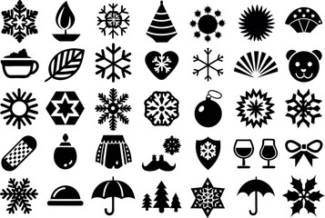 Wall Mural - Holiday & Seasons related concept editable stroke outline icons isolated on white background flat vector illustration