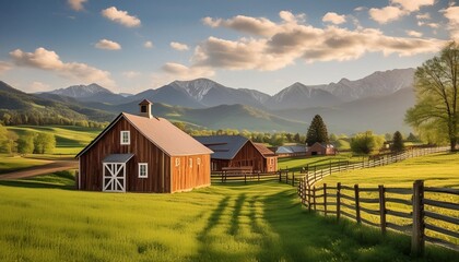 Wall Mural - american countryside