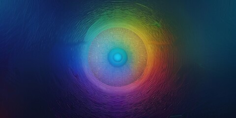 Wall Mural - RGB soft colours in a circle shape, expanding from the centre of the image all the way to the edges of the image