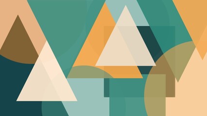 Wall Mural - abstract geometric background with triangles