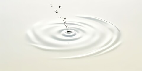 Poster - water drop impacting still water