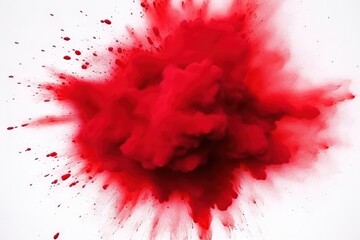 Poster - Red Explosion of Color