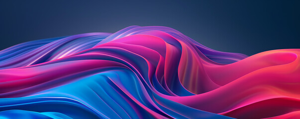 Futuristic gradient of neon colors, vivid and dynamic