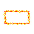 Colorful Wavy Scribble Frame