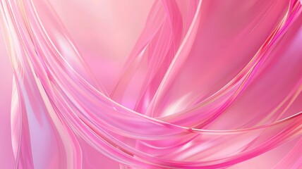 Abstract pink and white swirling digital art