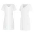 © marijaobradovic - White woman dress. vector illustration