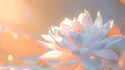 Poster - lotus flower : Generative AI