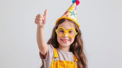 Canvas Print - The girl in party costume