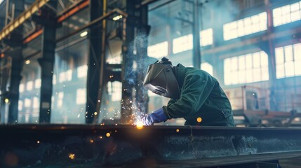 Poster - The Welding Industrial Worker