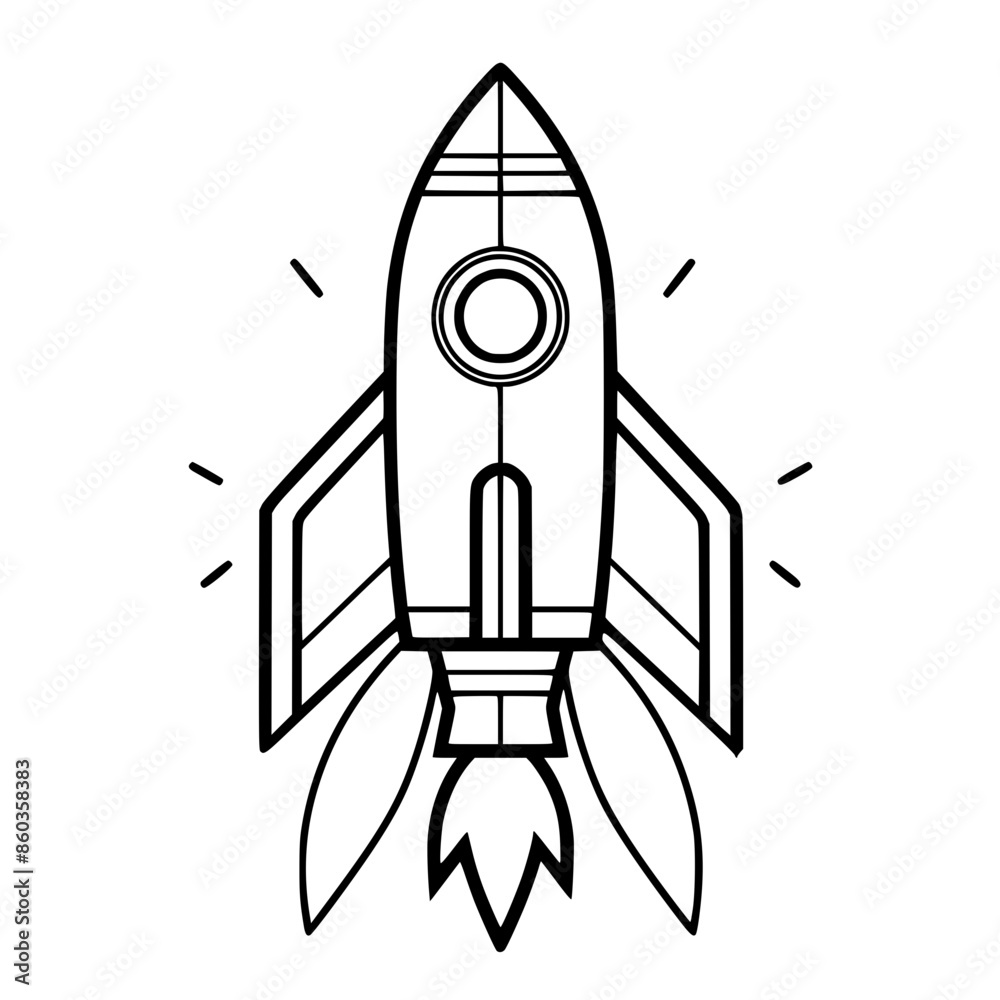 Стоковое векторное изображение «Rocket SVG, Rocket PNG, Rocket Clipart ...