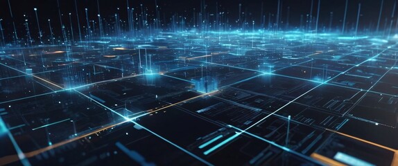 Abstract Digital Connections with Data and Blockchain Technology
