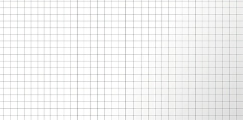 Minimalistic Vector Illustration of Grid Graph Paper on White Background