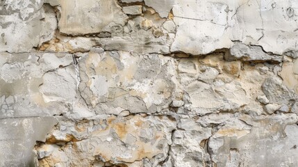 Wall Mural - Distressed Stonewall Texture with Vintage Look