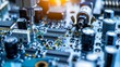 © Ali - Close-up of a Circuit Board with Components