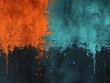 © Bendix - Teal Orange Black Gradient Abstract BackgroundModern Design Elements