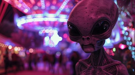 An alien themed amusement park opens, offering experiences based on reported UFO encounters and abductions, quickly becoming a media sensation
