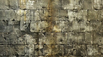 Poster - Distressed Stonewall Texture with Vintage Look