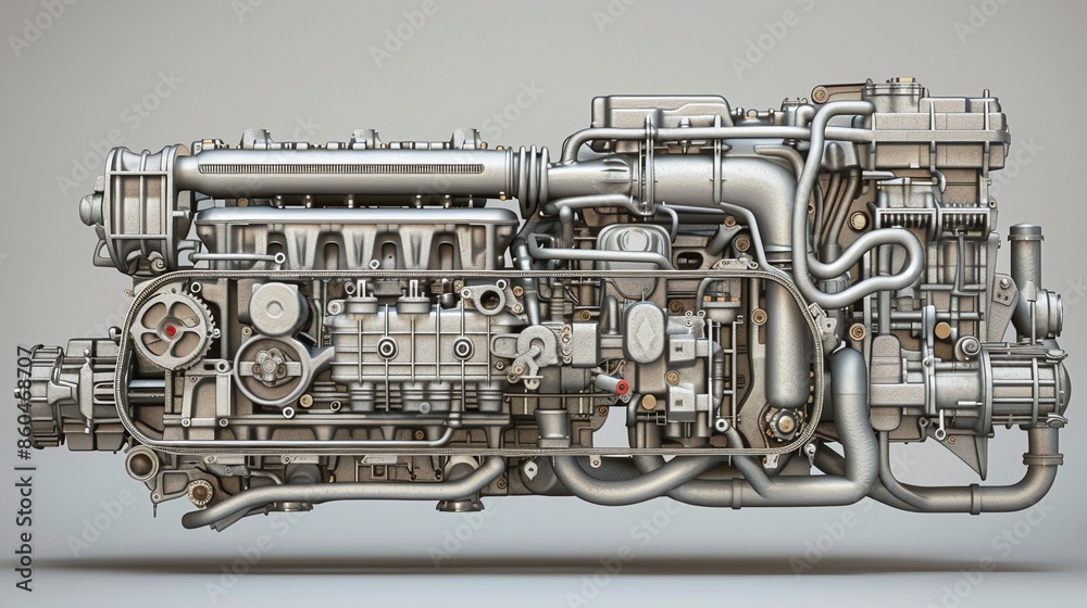 Explore detailed explanations of car engine parts and gears anatomy ...