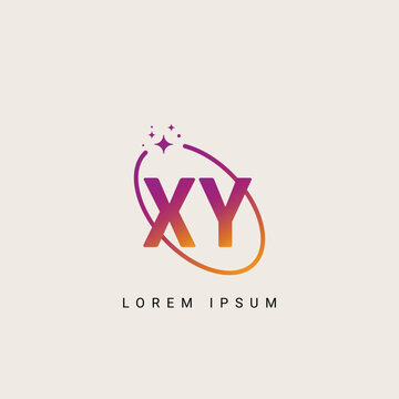 Creative minimal XY YX letter business logo initial based Monogram icon vector