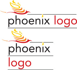 Wall Mural - Phoenix logo designed for business or personal use. 