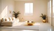 © Eyeam - white and gold theme modern interior design