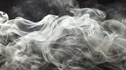 Sticker - Smoke Clouds Fog Overlay. Generative AI