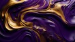© Руслан Абдуллин - a vibrant abstract swirl of purple and gold, creating a dynamic pattern
