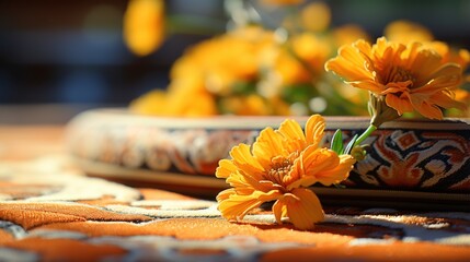 Wall Mural - still life with flowers