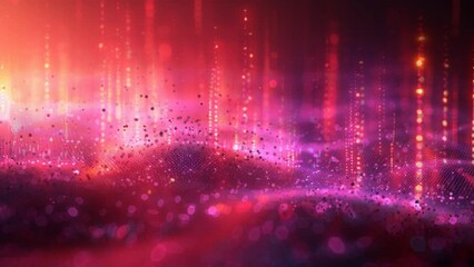Wall Mural - Stunning abstract background with fantasy wave technology