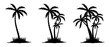 © afiatun - tropical palm tree silhouette
