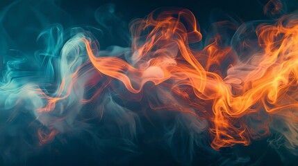 Poster - Abstract smoke design desktop background