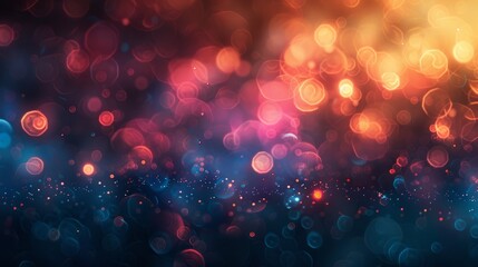 Poster - Abstract bokeh lights