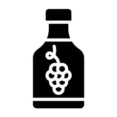 Wall Mural - Vector Design Fruit Syrup Icon Style
