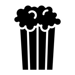 Sticker - Vector Design Popcorn Pinnacle Icon Style