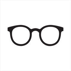 Poster - Eyeglasses Stock silhouette