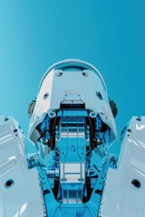 Poster - View of the inside of a car with seats and dashboard