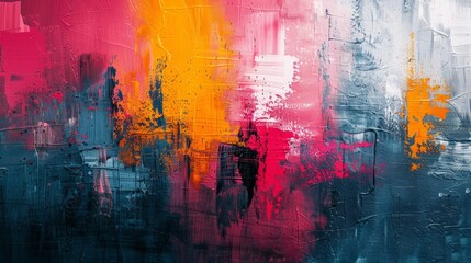 Wall Mural - Abstract oil painting background