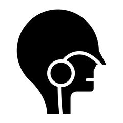 Poster - Vector Design Head and Neck Cancer Icon Style