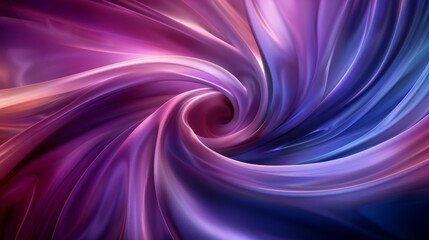 Poster - Purple and blue abstract swirling fabric background