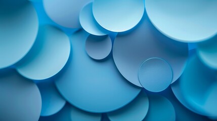 Poster - Blue circle abstract background