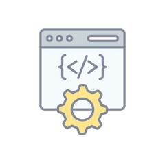 Web Development vector icon