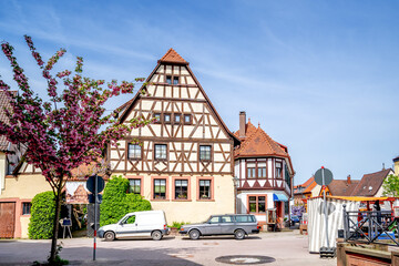 Canvas Print - Altstadt, Weingarten (Baden), Baden Wuerttemberg, Deutschland 