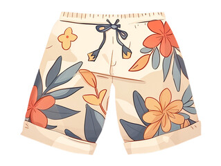 Wall Mural - Summer themed shorts