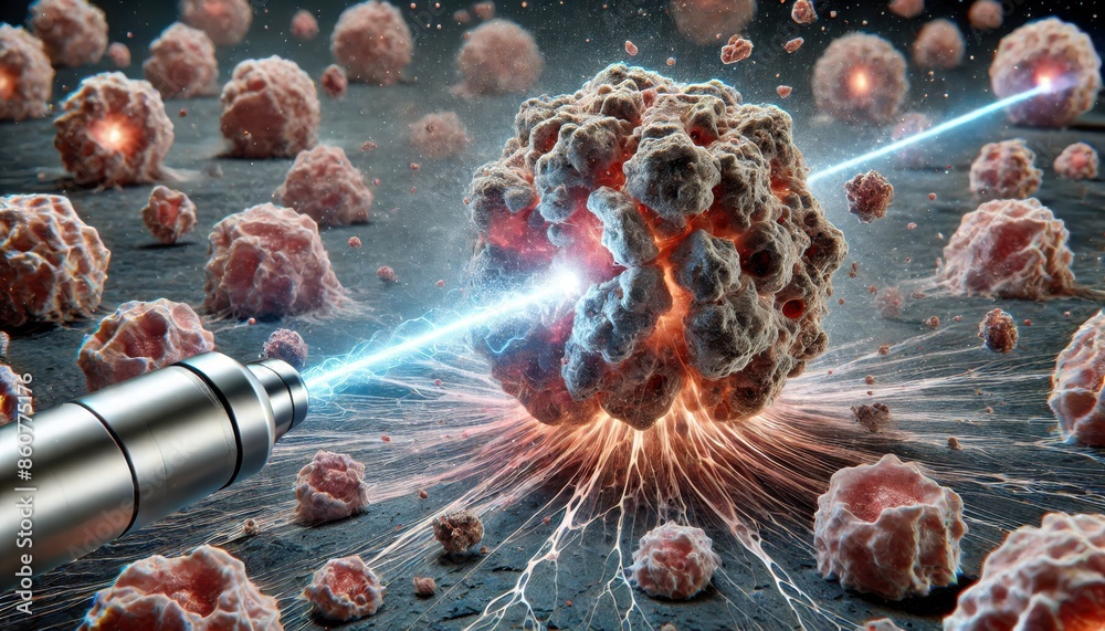 Advanced Medical Technology Depicts Elimination of Cancer Cells Using ...